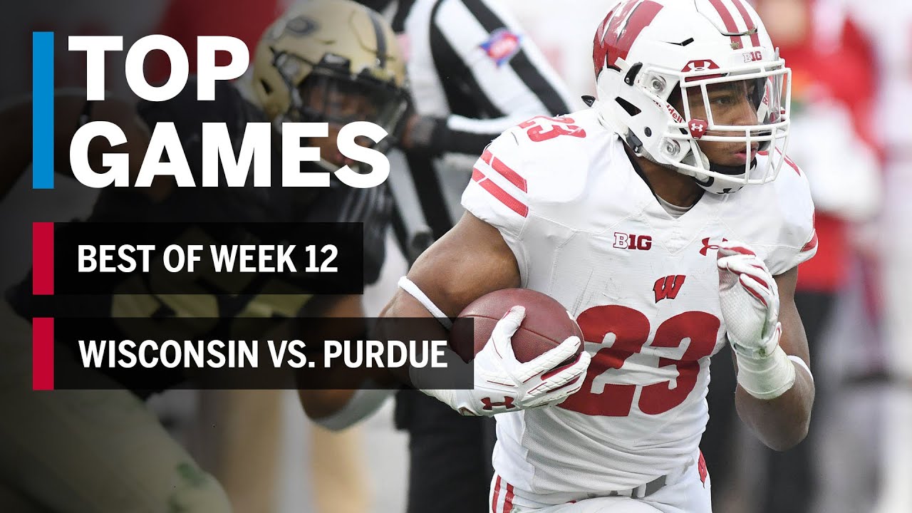 Top Games of 2018: Week 12 | Wisconsin Badgers vs. Purdue Boilermakers | B1G Football
