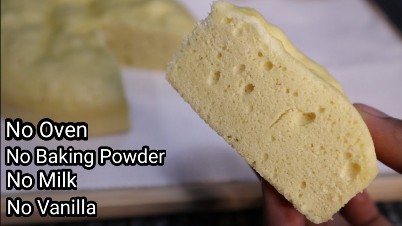 3 INGREDIENTS SPONGE CAKE