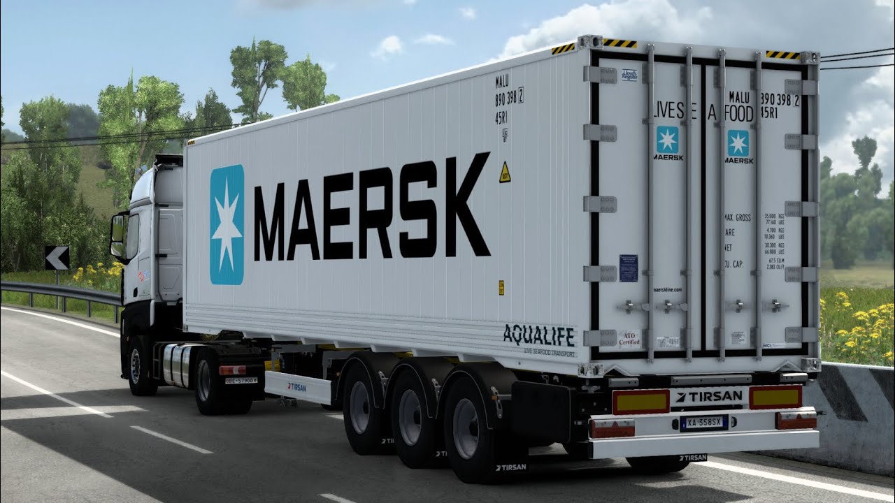 Mercedes Benz Actros | Live Seafood Delivery in Italy! #ets2 1.57 POV Drive 4K