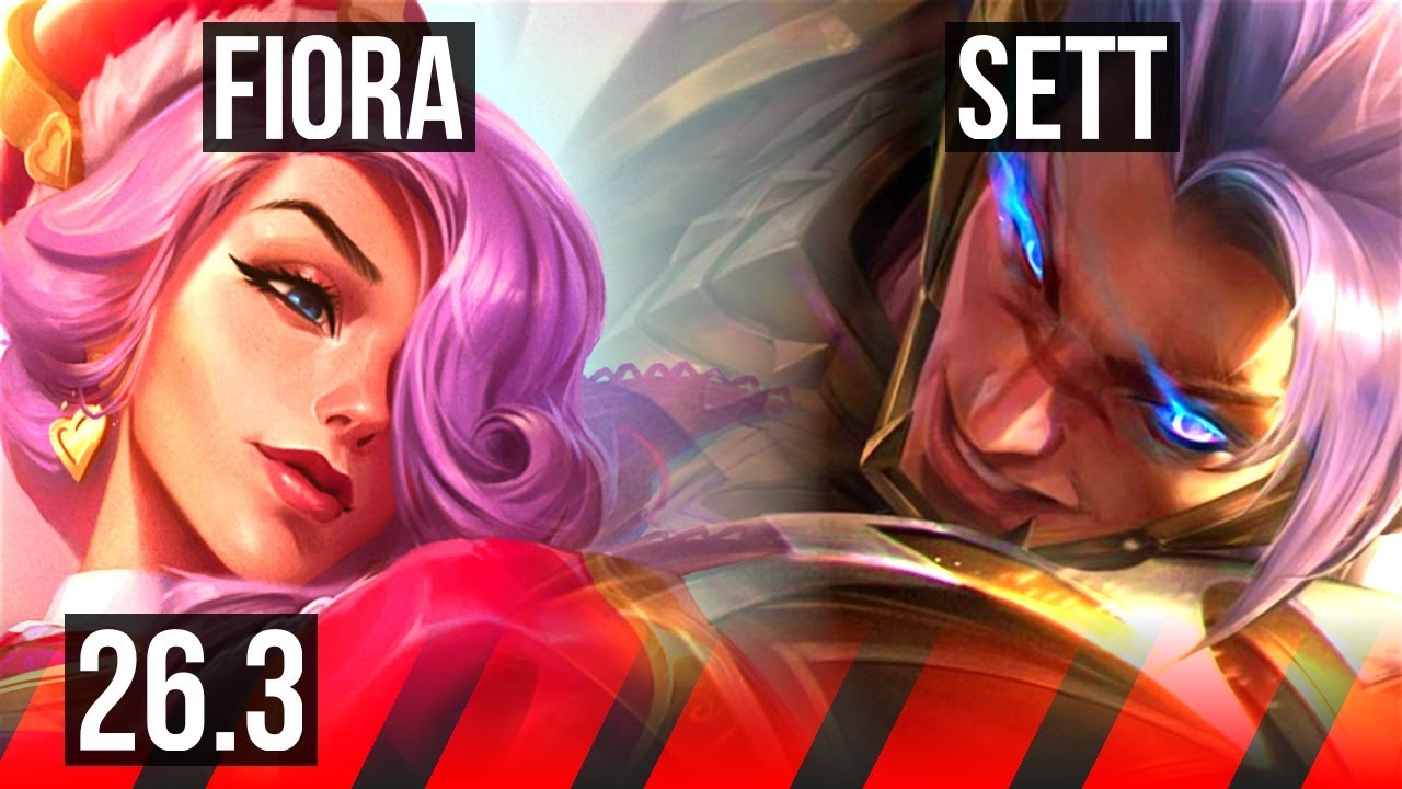 FIORA vs SETT (TOP) | 45K damage | EUW Master | 26.3