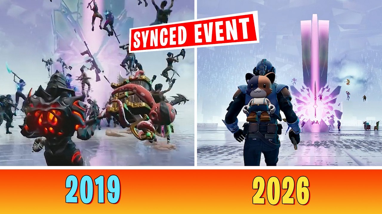 Comparing the 2019 Unvaulting Live-Event to OG UNVAULTING (Fortnite)