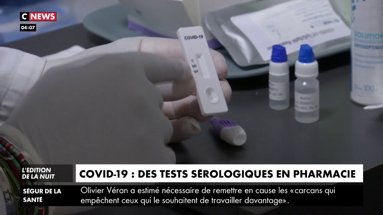 Covid-19 : des tests sérologiques en pharmacie