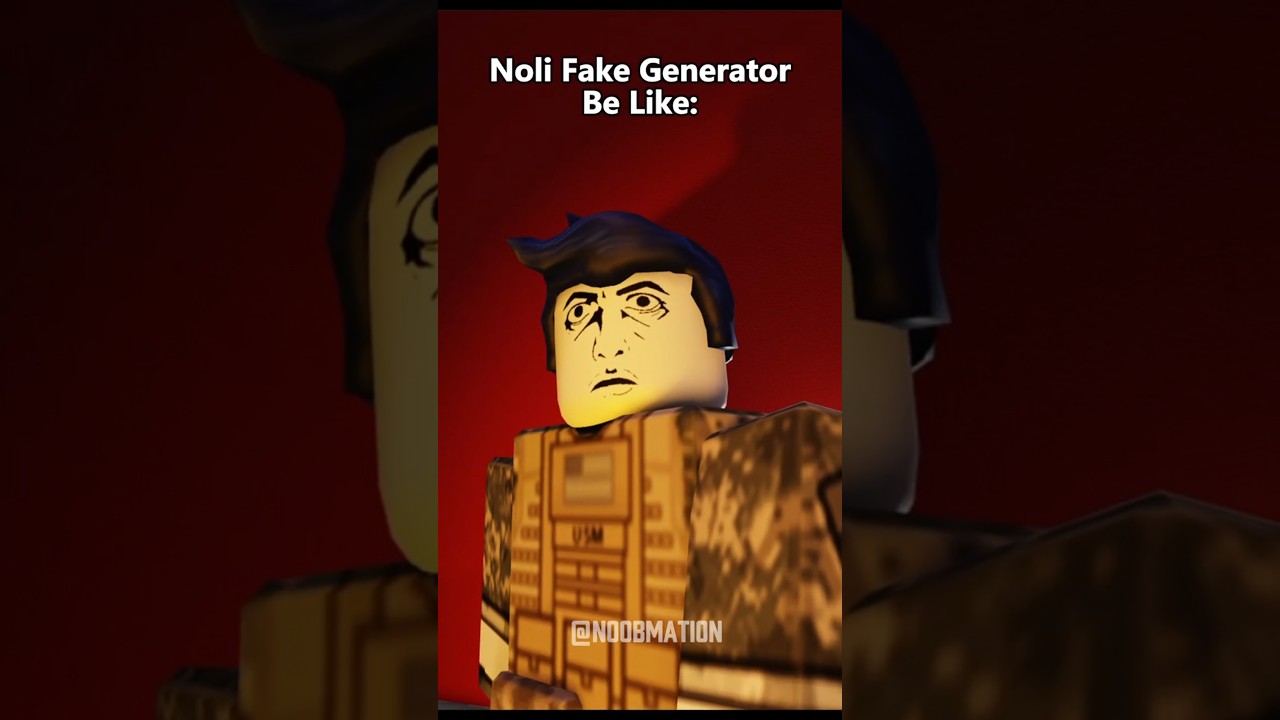 Noli FAKE generator | forsaken Roblox animation meme  