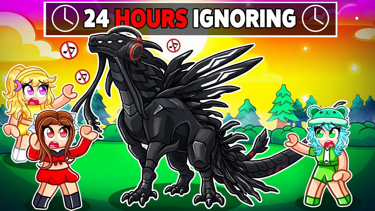 Ignoring My Friends For 24 Hours In Creatures Of Sonaria... (Roblox)