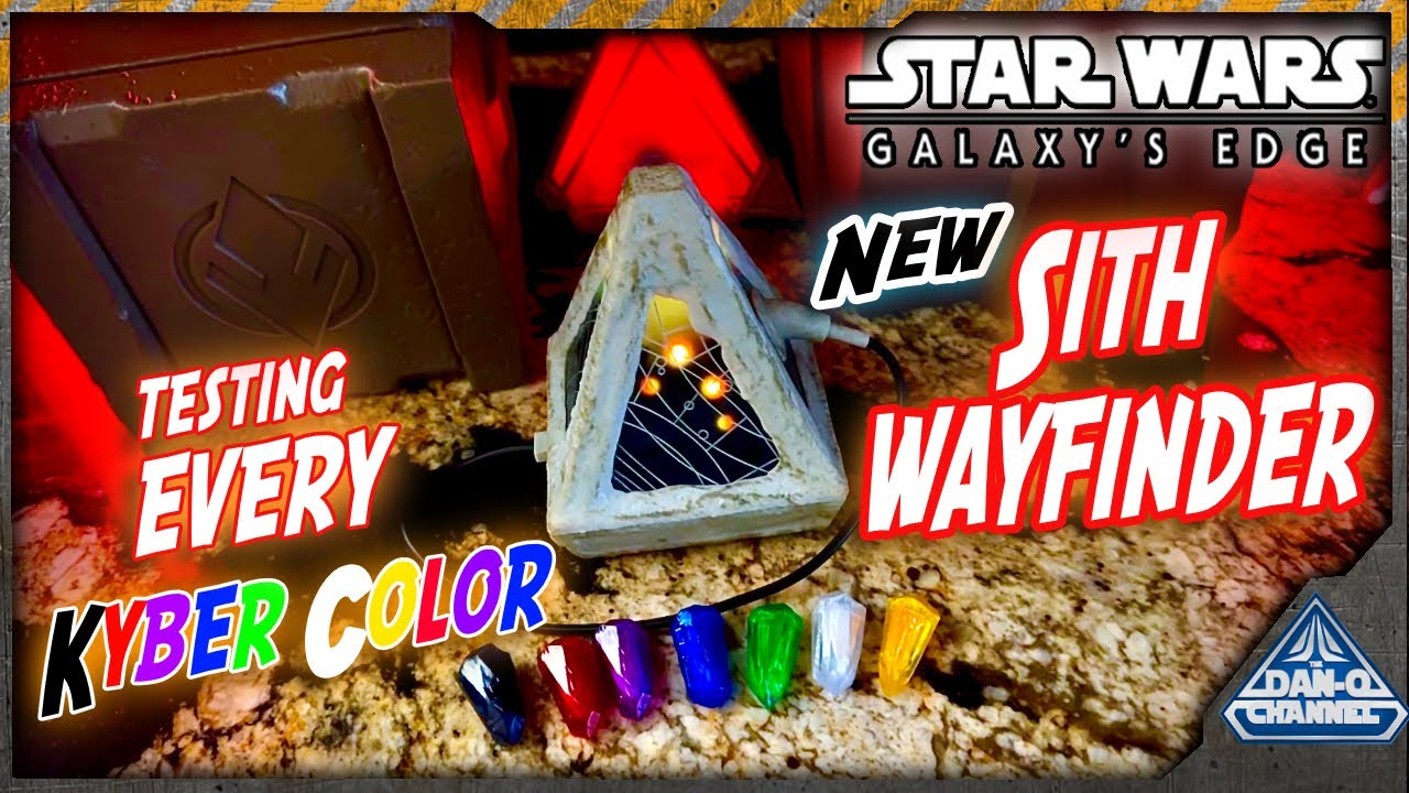 Testing EVERY Kyber Color on the NEW Sith Wayfinder from Galaxy's Edge