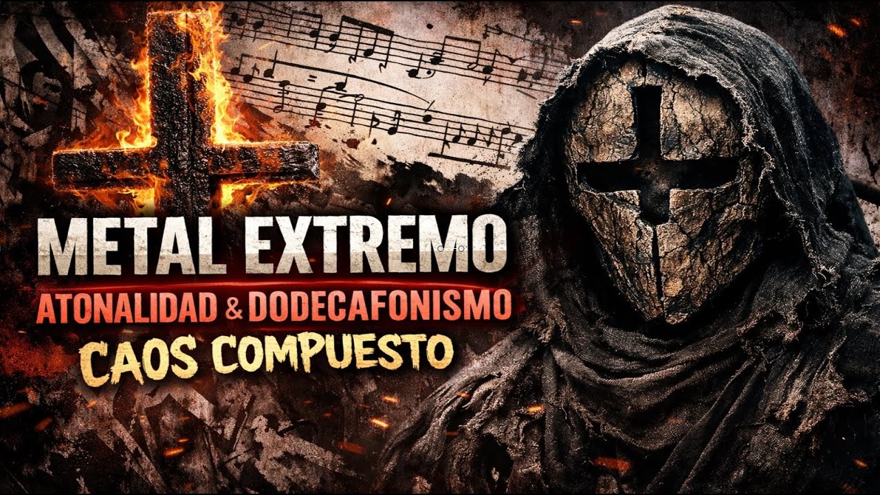 🎶 Metal Extremo, atonalidad y PENSAMIENTO dodecafónico; cuando el caos está compuesto