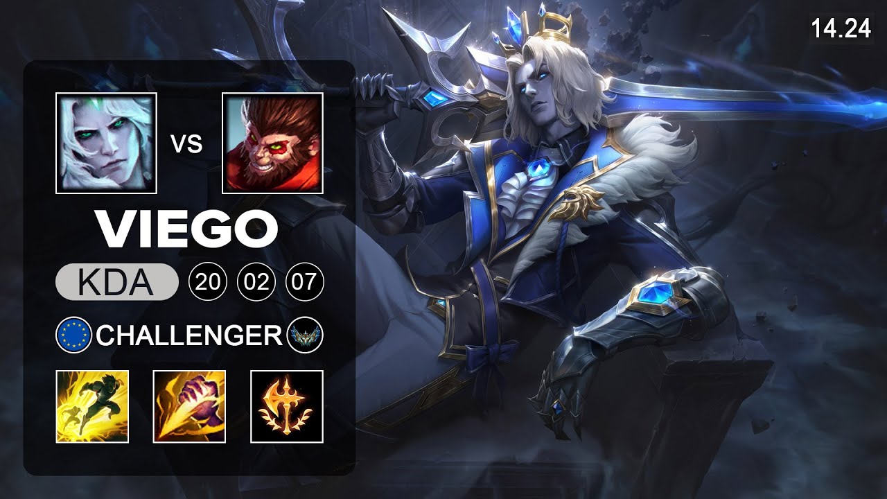 Viego vs Wukong Jungle - EUW Challenger - Patch 14.24 Season 14