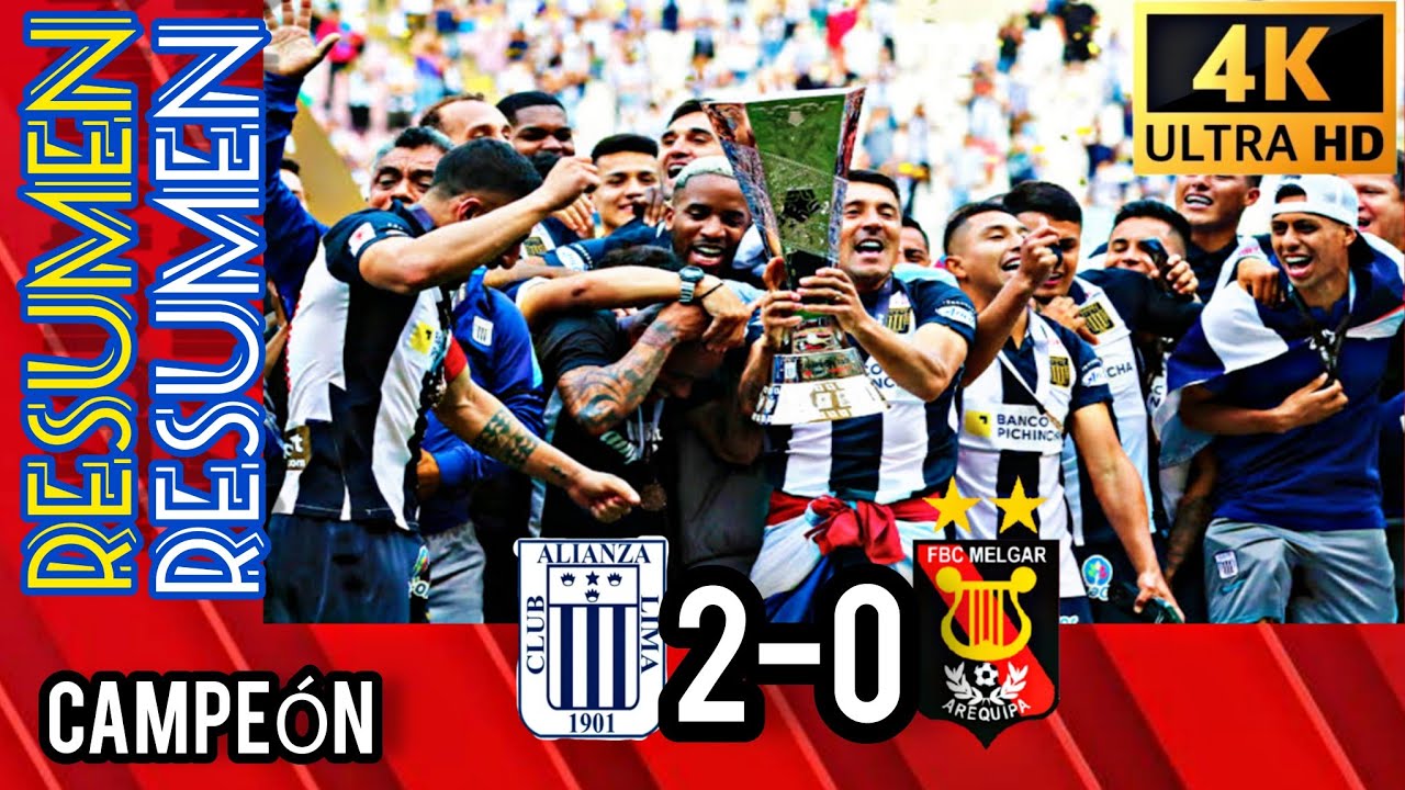 Alianza Lima vs Melgar (2-0) Resumen completo & Goles #liga1