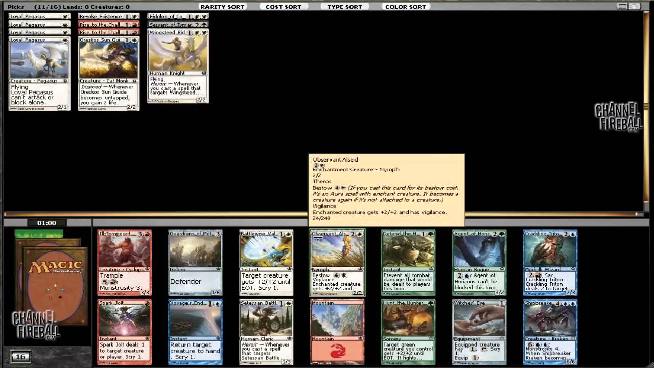Channel PV -  Born of the Gods Theros Theros Draft #5 (Drafting, Part 1)