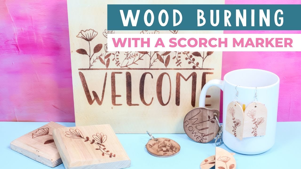 How to Use a Scorch Marker for Cricut Wood Burning