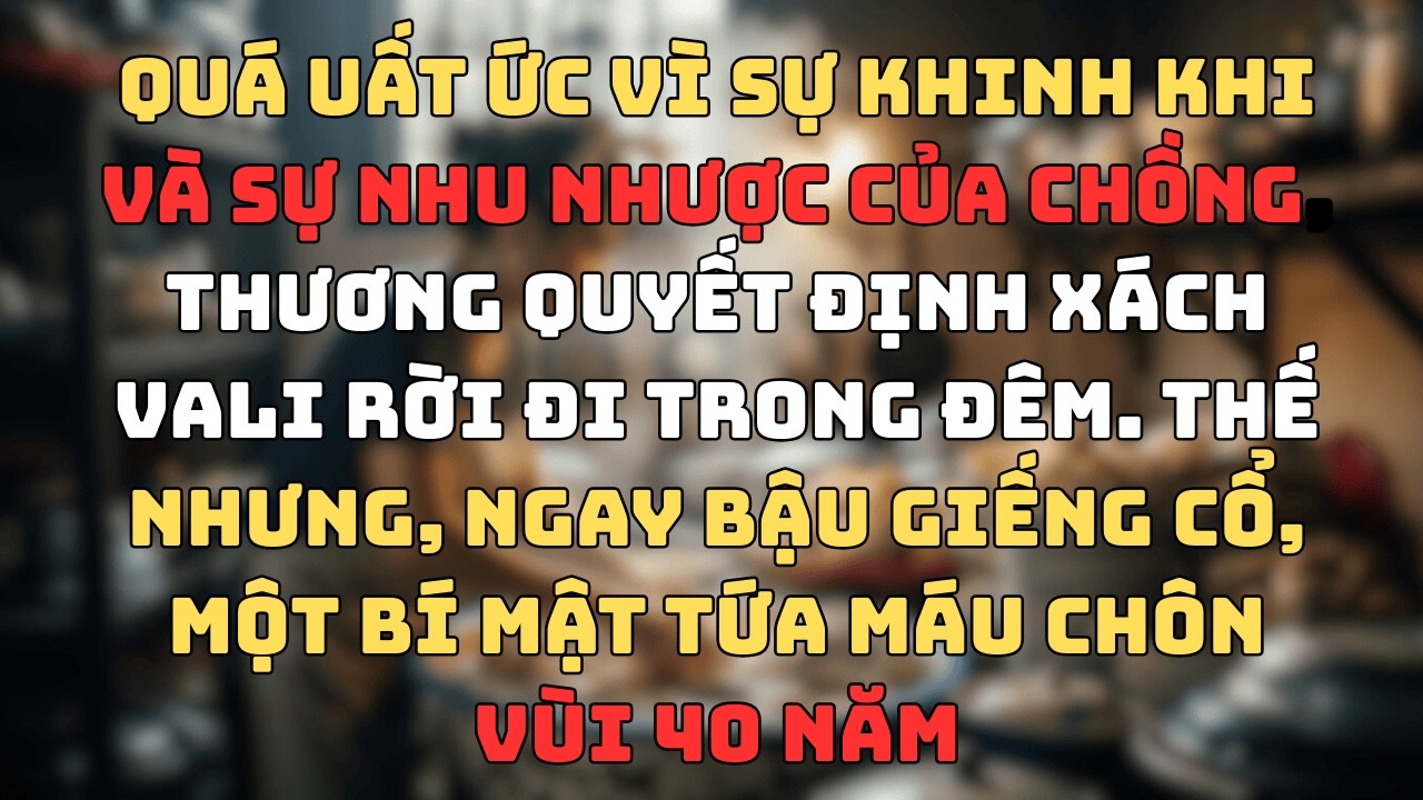 Mẹ Chồng Phố Cổ Khinh Miệt Con Dâu Quê, Nào Ngờ Bị Lật Tẩy Thân Phận Thật Giấu Kín 40 Năm