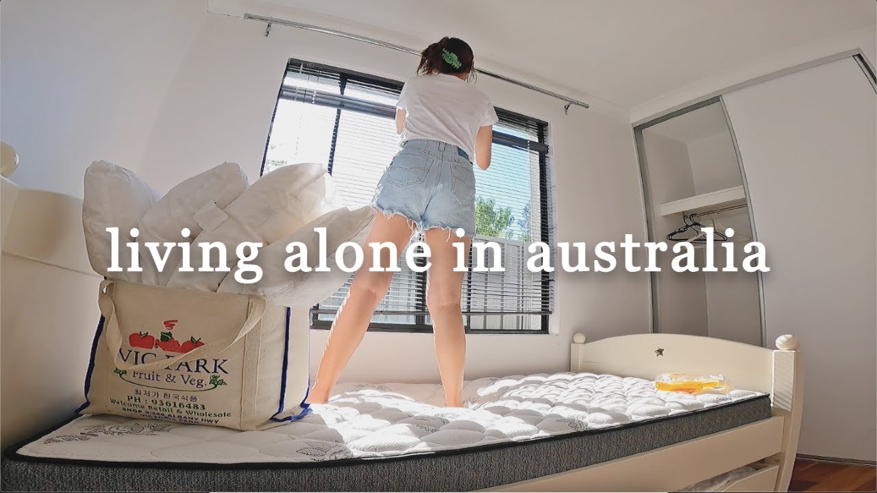 living alone in australia | moving into my new place vlog, unpacking stuff, australian ikea shopping
