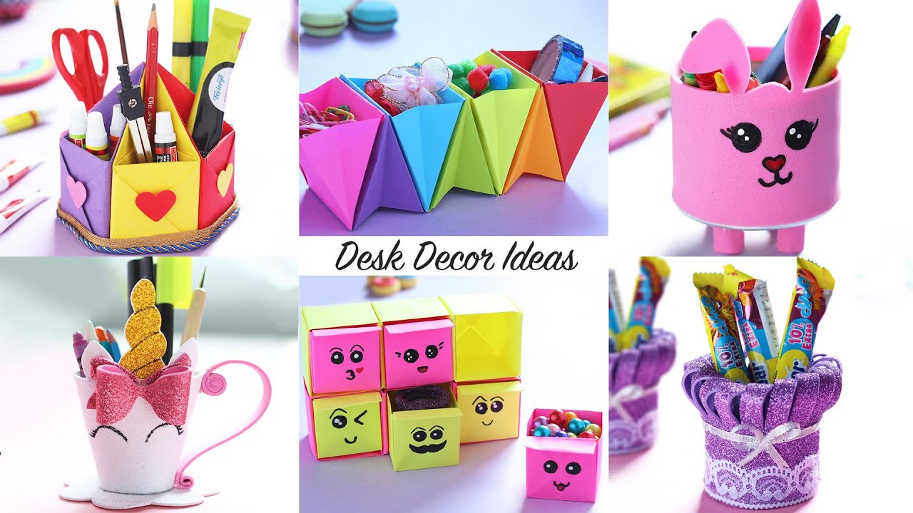 DESK ORGANIZATION IDEAS | Desk Organizer | Desk Decor