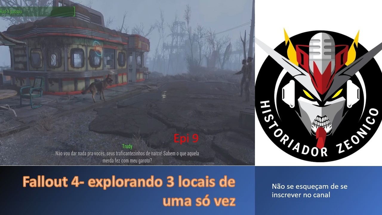 Fallout 4 -  explorando 3 locais de uma vez so