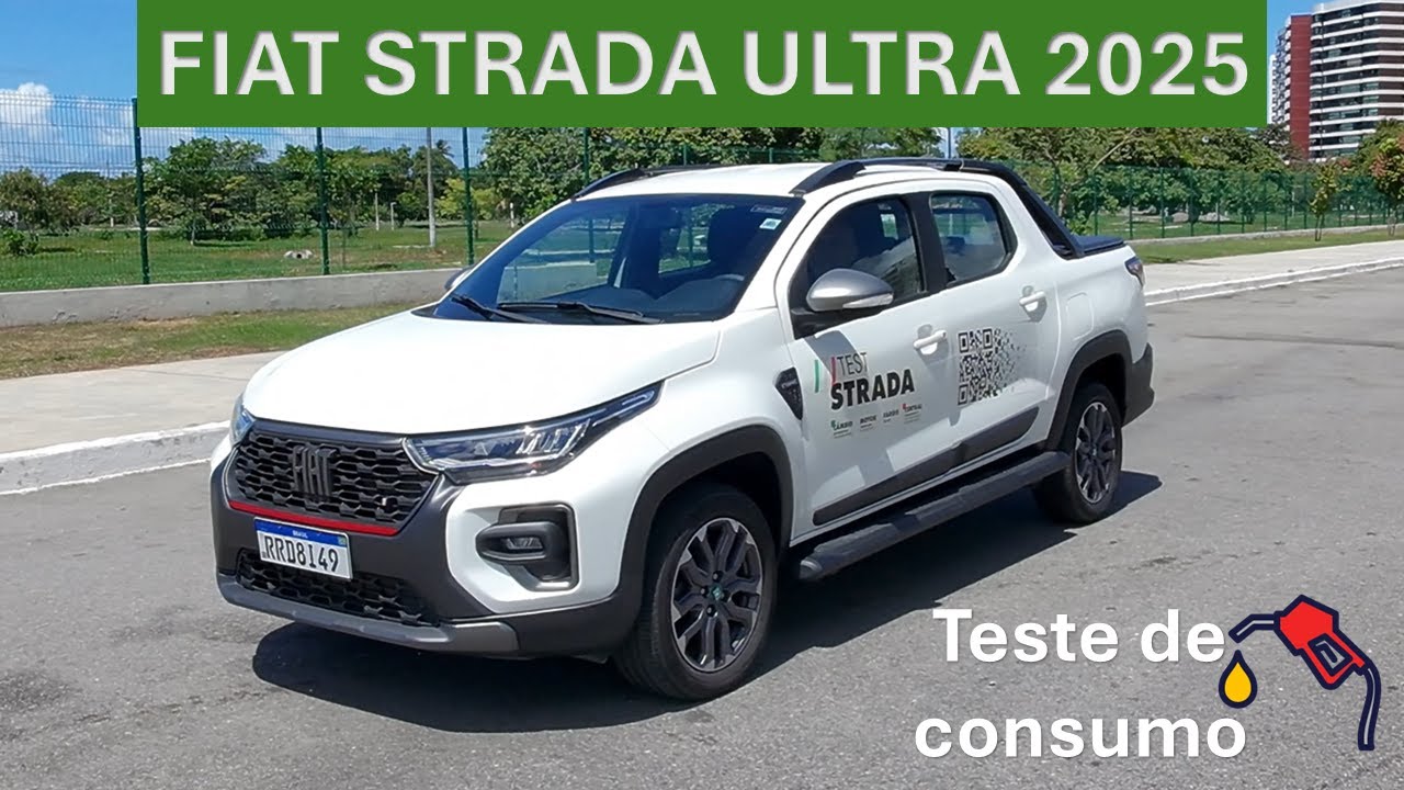 Fiat Strada Ultra 2025 - Consumo Urbano no Etanol