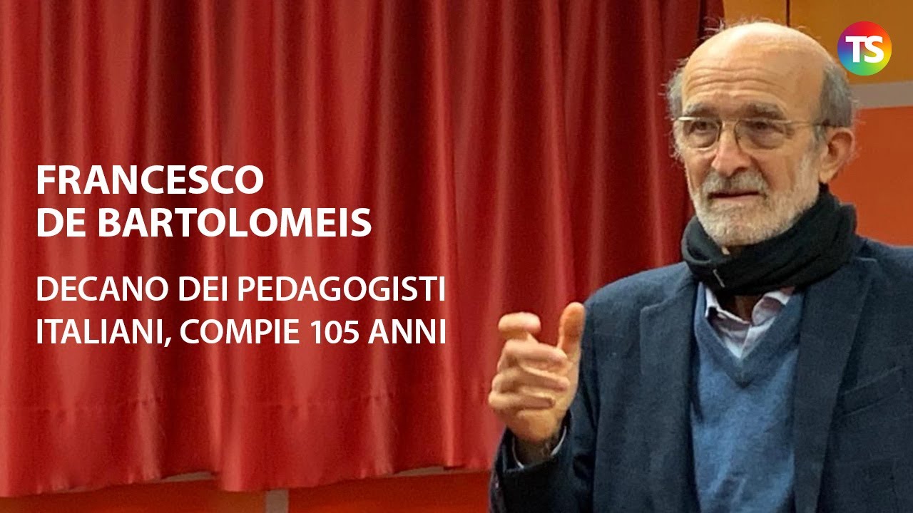 Francesco De Bartolomeis, decano dei pedagogisti italiani, compie 105 anni