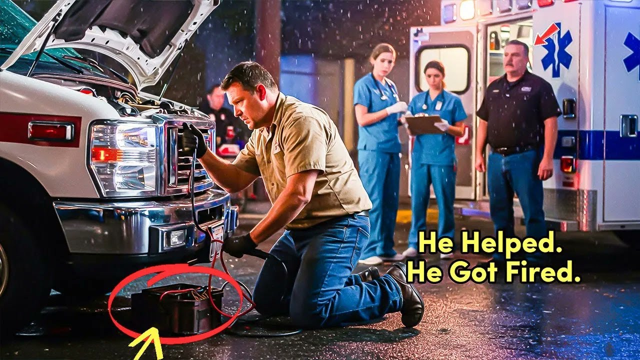 They Fired a Single Dad Over an Ambulance Repair — He Saved a Billionaire