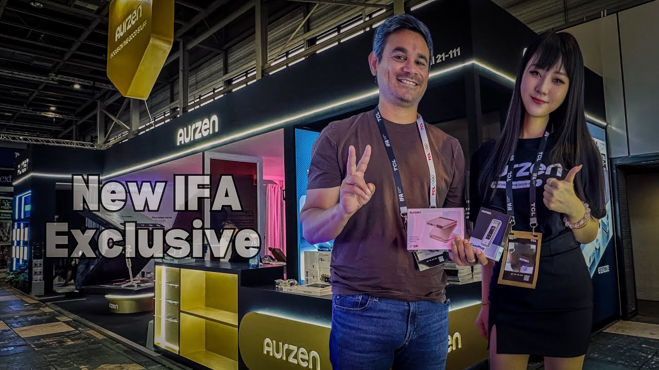 Aurzen ZIP - The World's First Tri-Fold Portable Viral Projector IFA 2025