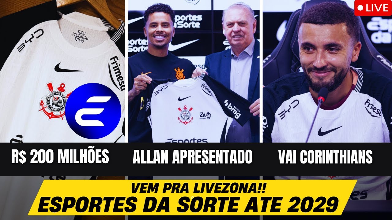 MUITA GRANA! ESPORTES DA SORTE RENOVA COM O TIMÃO | ZAKARIA LABYAD E ALLAN SÃO APRESENTADOS NO CT