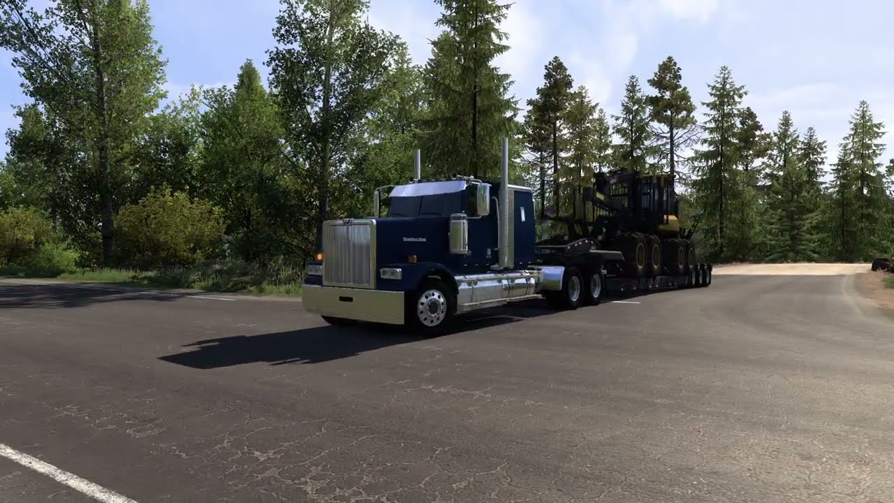 American truck simulator Caterpillar 3406C Straight pipe V3.6 Update