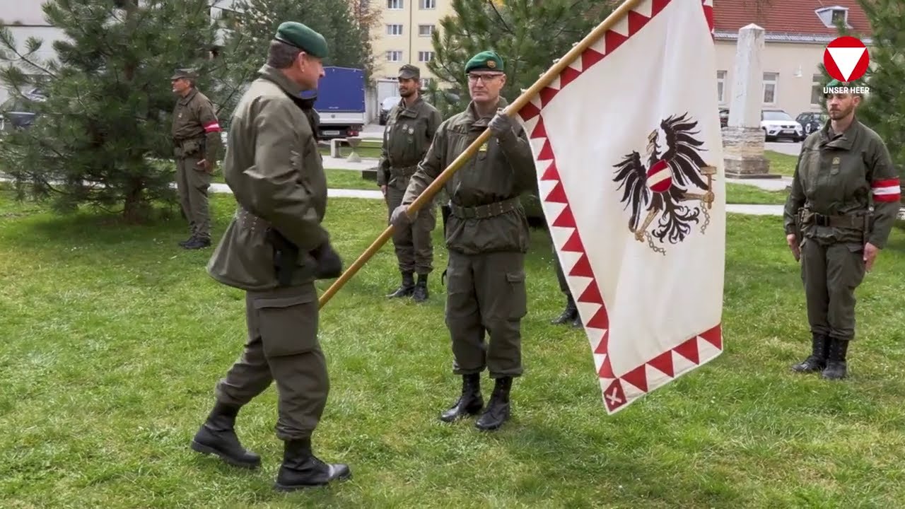 Einsatzübergabe beim Militärkommando Tirol
