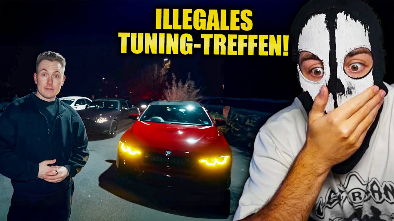 Eine Nacht beim ILLEGALEN TUNING-TREFFEN! 🚨 | Polizei vs Autoposer