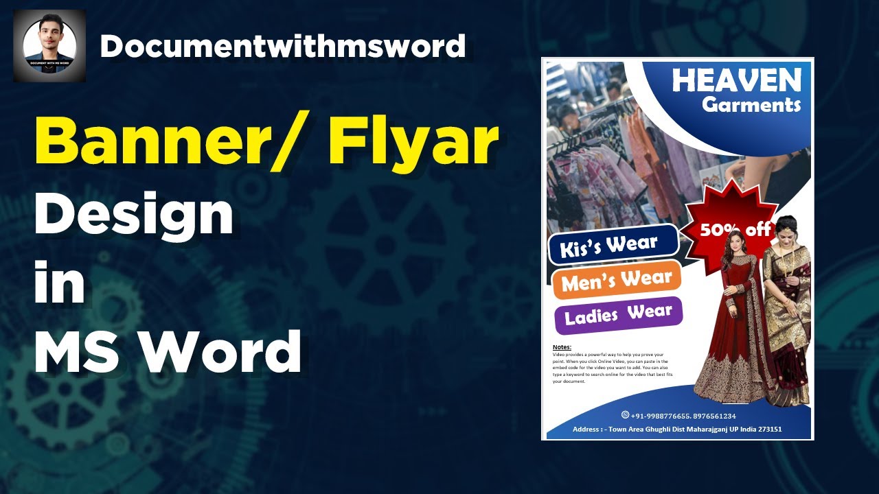 Flyar Design #msword #word #mswordclasses #short #sorts #shortsvideo
