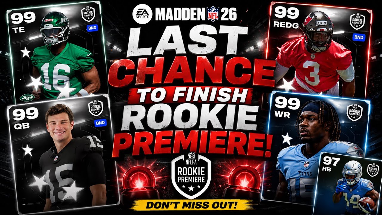 Наконец-то шанс получить Rookie Premiere в Madden 26