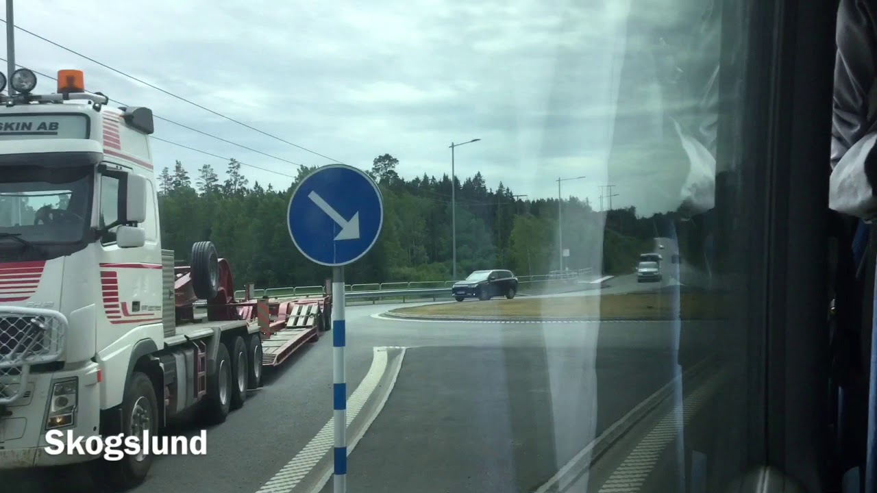 SL buss 780 Södertälje centrum till Nykvarn (Sandtorp) (del 2 av 2)