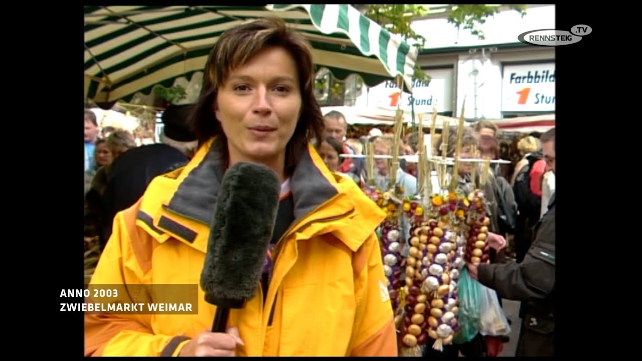 Anno 2003 – Zwiebelmarkt in Weimar