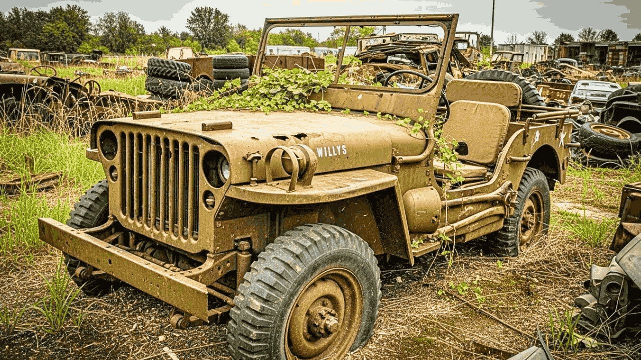 $180 Junkyard 1941 Willys MB Jeep FULL Restoration — Back to Life After 83 Years!
