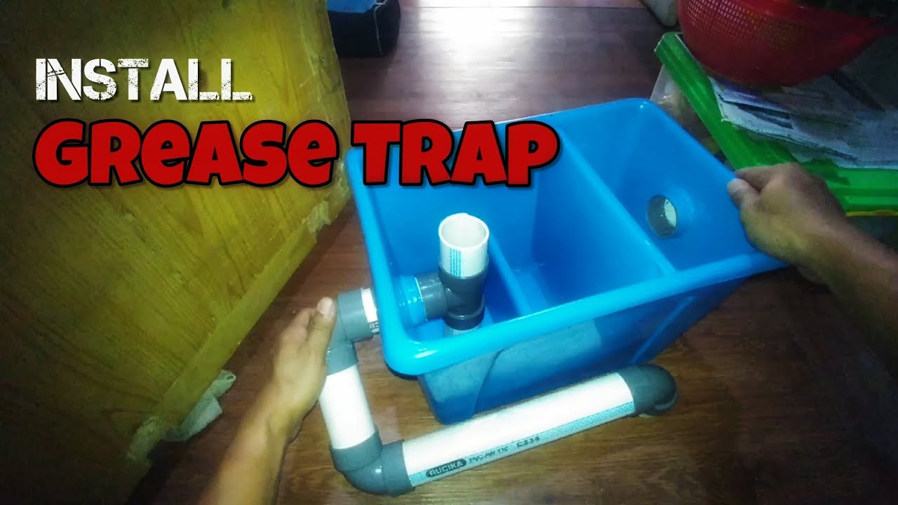 Cara install Grease Trap - Pencegah pipa cuci piring mampet karena lemak