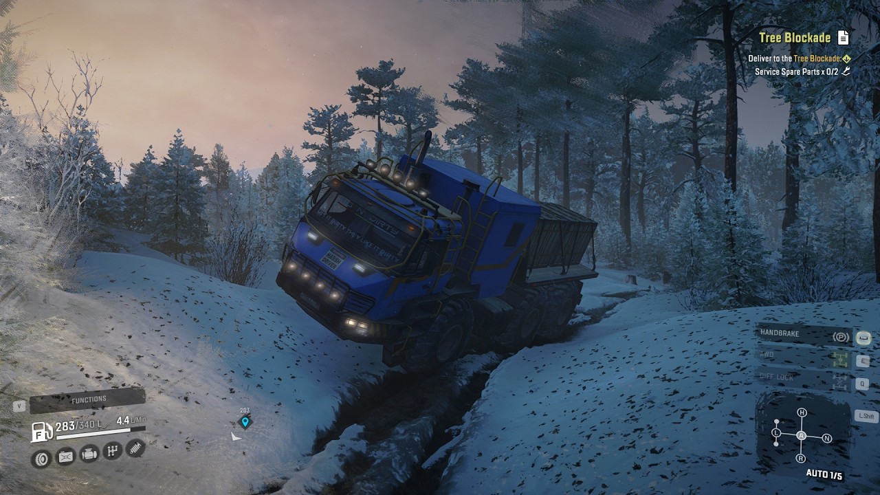 S7_Transporting service Spare Parts - Snowrunner gameplay