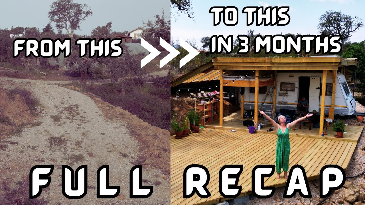 #7 FULL RECAP of 3 Month Tiny House Build in Eco-Community Portugal + Timelapse + All Costs