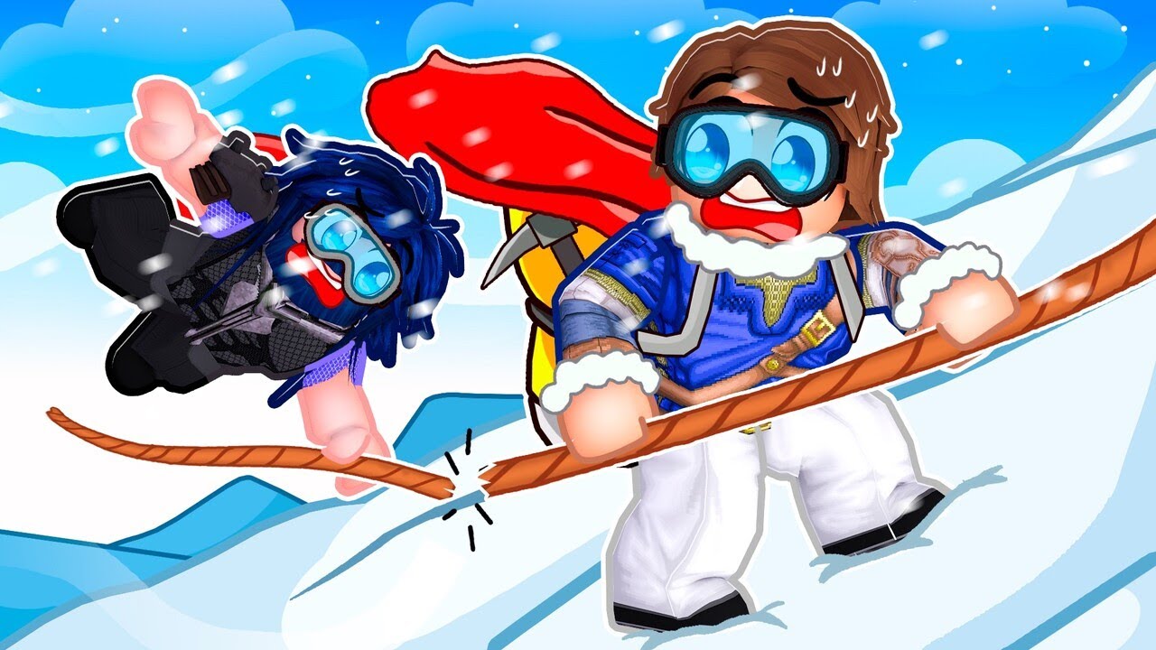 Climbing the World's BIGGEST Mountain in Roblox