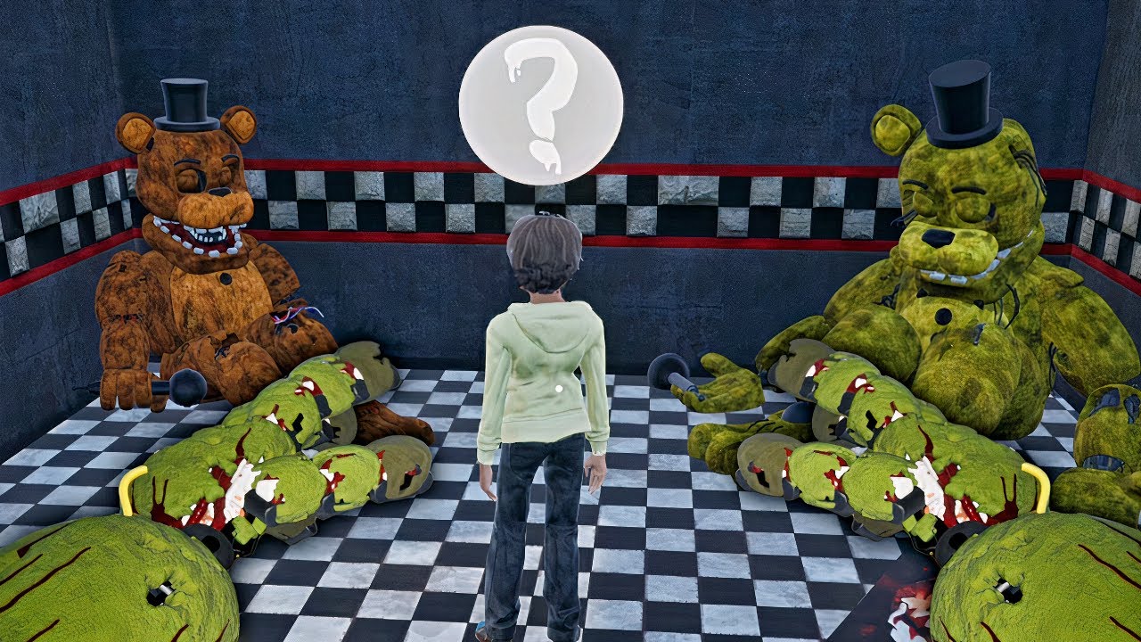 JUGANDO COMO SPRINGTRAP ATACANDO NIÑOS EN KILLER IN PURPLE 1