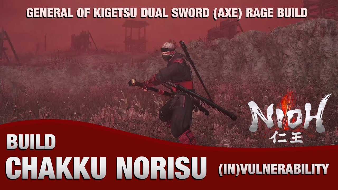 Nioh - Chakku Norisu Dual Sword Build (Way of the Wise Invulnerable Build)