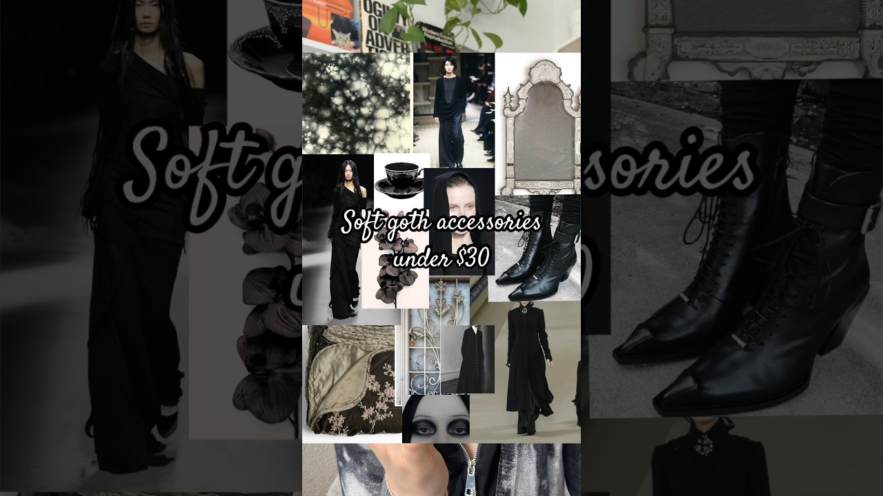 Affordable Soft Goth Accessories