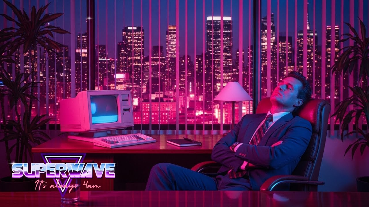 It's always 4 AM in 1987 // Retrowave Vaporwave Chill Officewave Ambient [SUPERWAVE]