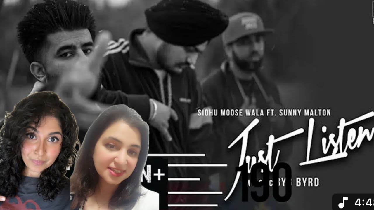 BEST FRIENDS REACT TO Just Listen |Official Music Video|Sidhu Moose Wala ft. Sunny Malton | BYG BYRD