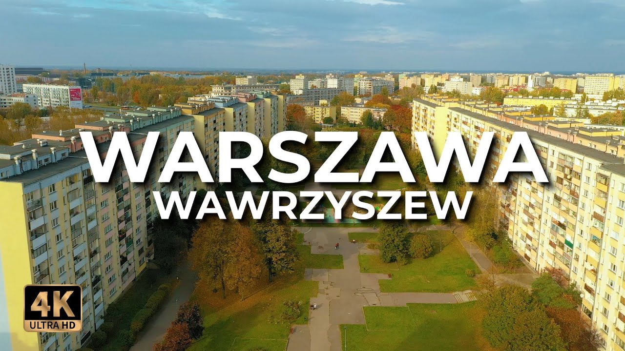 Wawrzyszew z lotu ptaka | Warszawa (Jesień 2022) | LECE W MIASTO™ [4k]