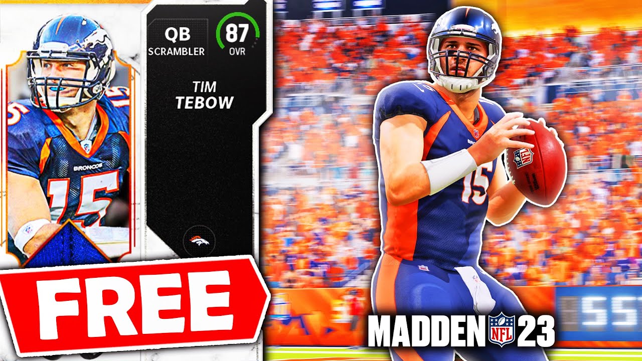 FREE TIM TEBOW PREACHES TO THE D RELENTLESSLY - Madden 23 Ultimate Team 