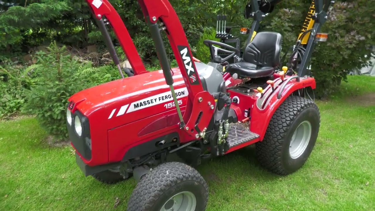 WORKING ON THE MASSEY FERGUSON 1525 | Welding Hedge Cutter Bracket & Oil Change