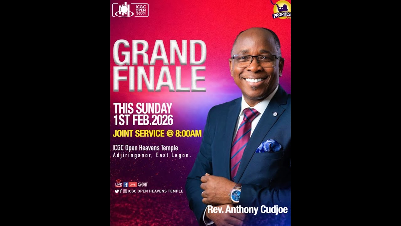 PROPHESY 2026 || GRAND FINALE || REV. ANTHONY CUDJOE || 1 FEB 2026