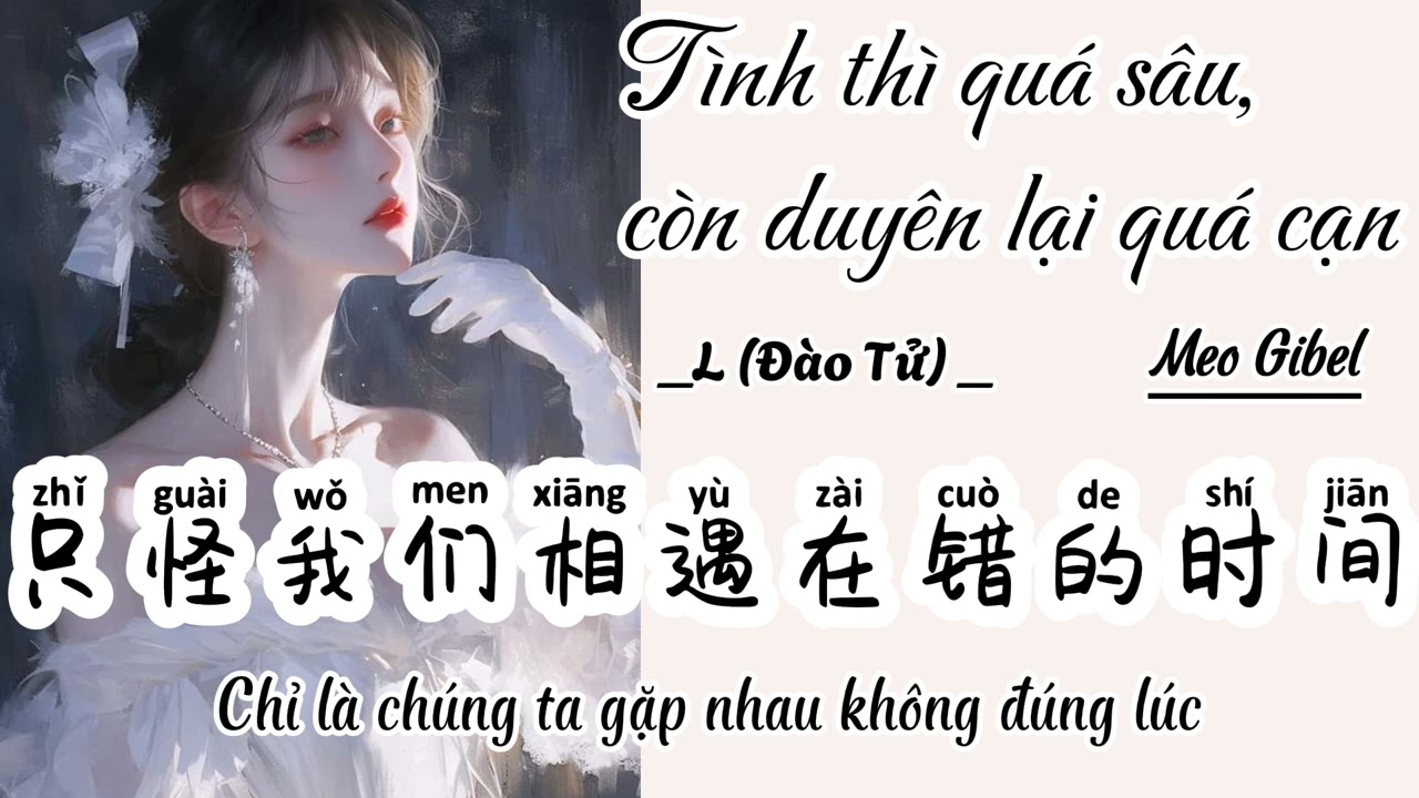 [Vietsub+Pinyin] Tình thì quá sâu, còn duyên thì quá cạn. L (Đào Tử). 情太深缘太浅-L(桃籽)