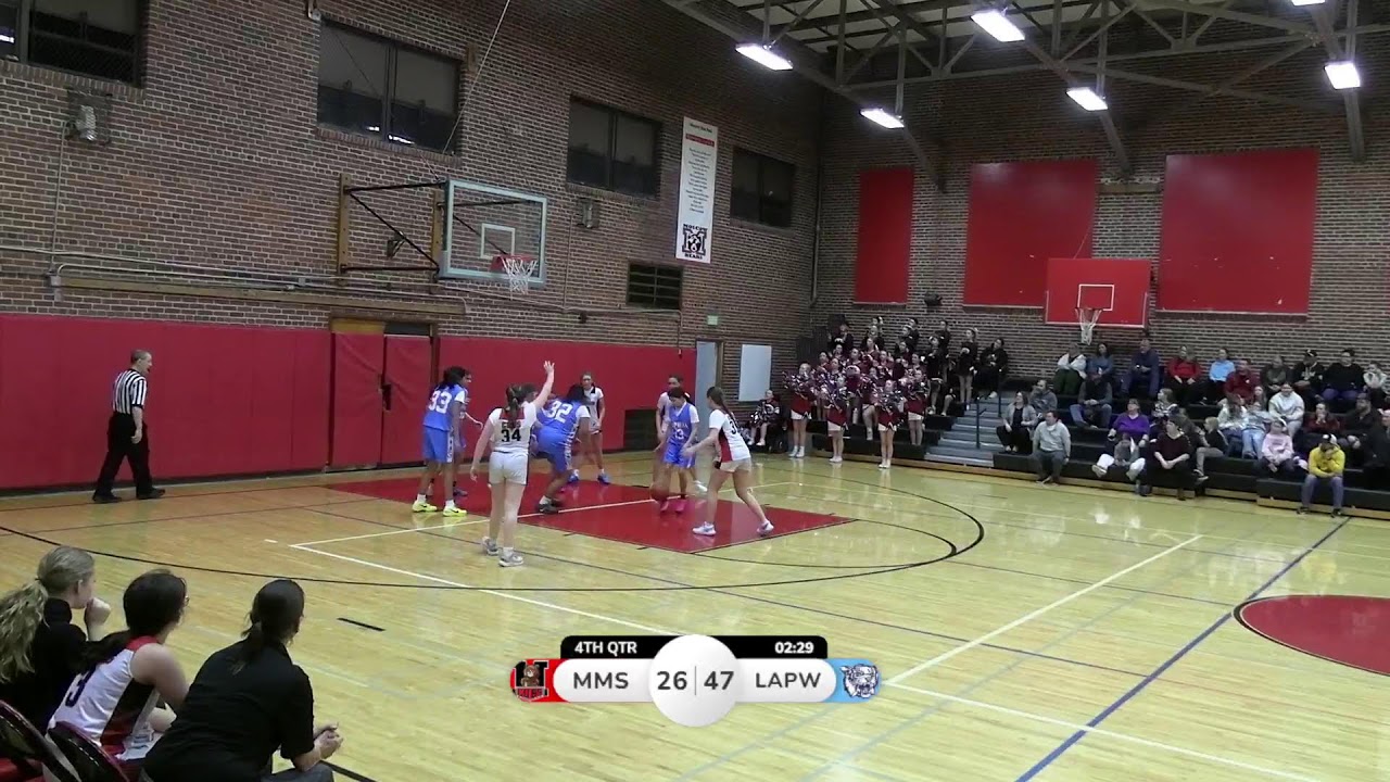 MMS 7th and 8th Girls A basketball game vs. Lapwai Middle School