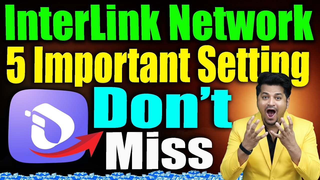 Interlink Network 5 Important Setting | Important Setting Interlink Mining App | Don't miss