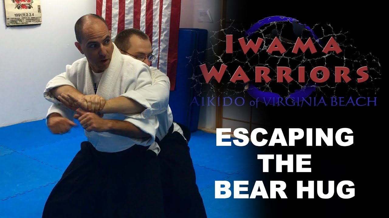 How to do Aikido - Escaping a Bear Hug #takingaikidoback