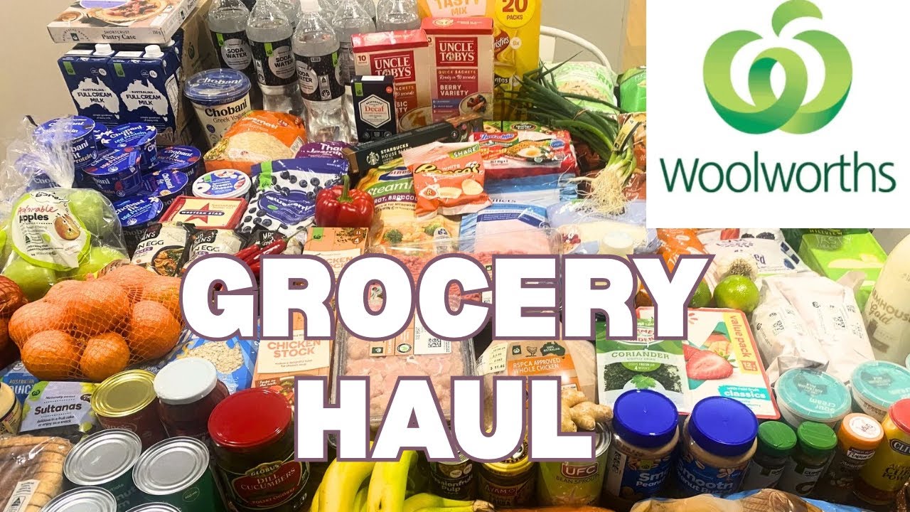 HUGE Woolworths Weekly Grocery Haul +⭐️ITEM OF THE WEEK⭐️Family if 8🇦🇺#groceryhaul #mealplan