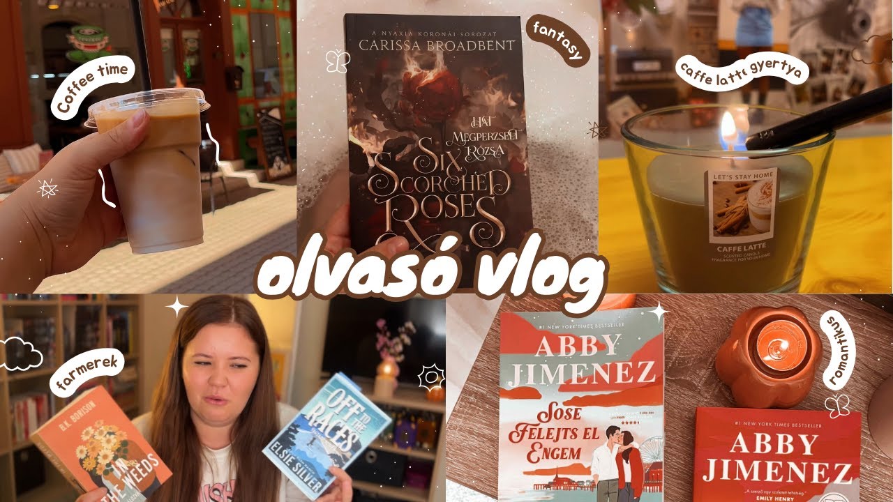 #olvasó vlog ☕️ Lábaljunk ki az olvasási válságból 😭 mini bookhaul ✨ augusztus
